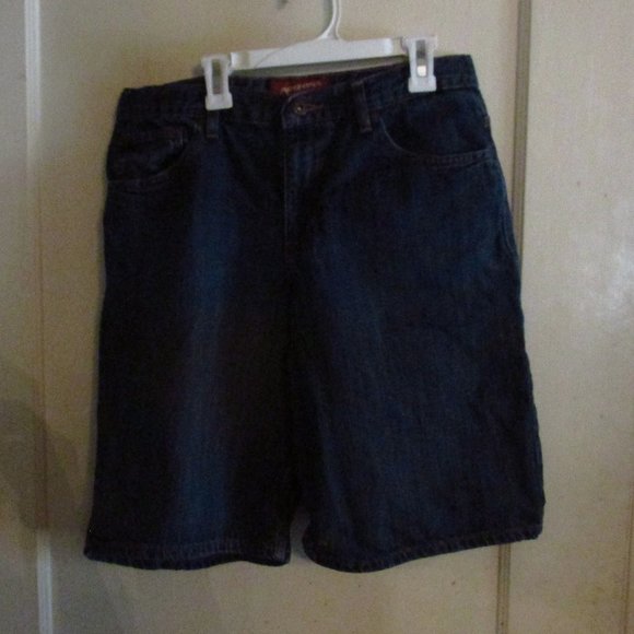 THE ORIGINAL ARIZONA JEAN COMPANY Size 18 Husky Dark Blue Shorts - Picture 3 of 8